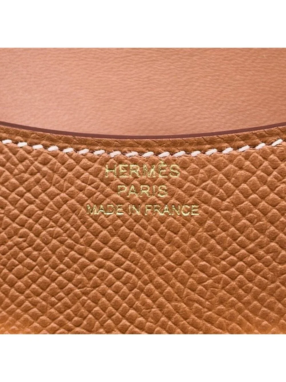 Hermes Wallet Constance Slim Gold Epsom